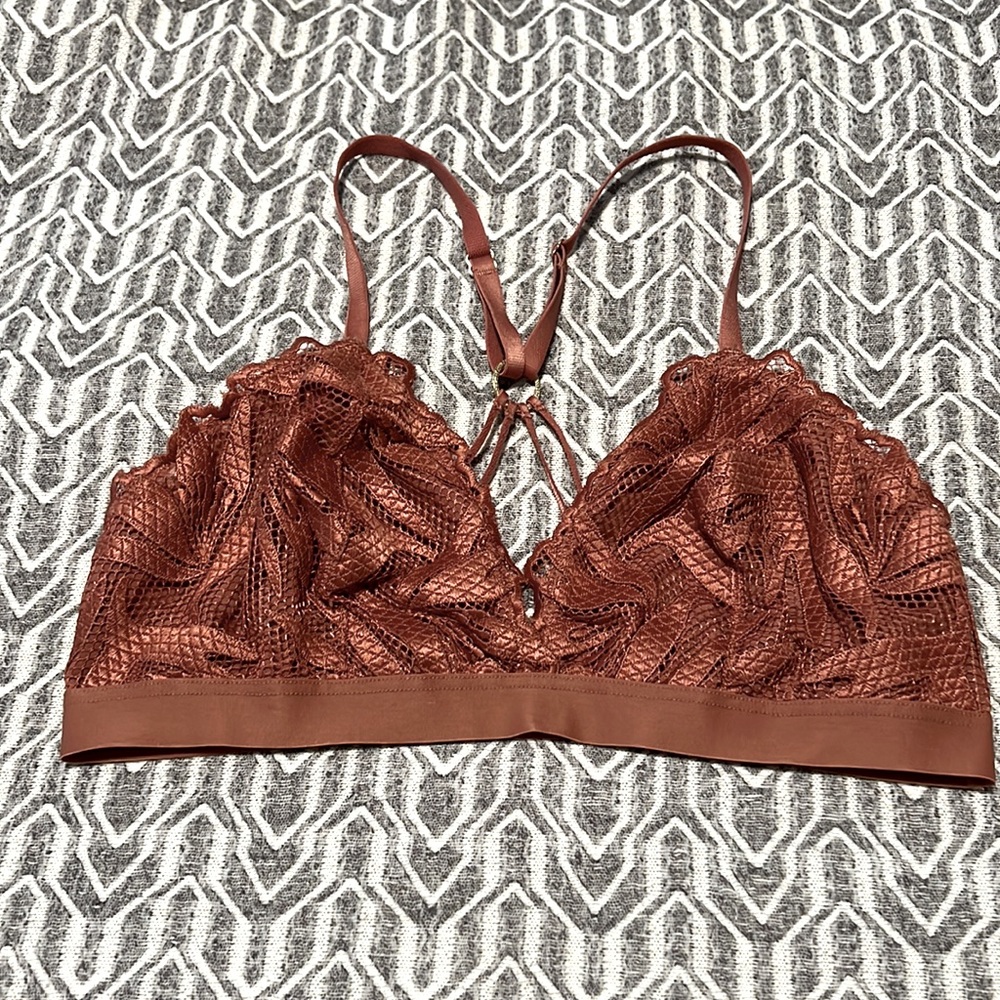 Aerie Strappy Bralette | M | Cinnamon